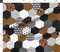 Woodland Earth Tones Nature Graphic Lines Mountains Railroaded Custom Printed Fabric by Spoonflower Various Fabrics by the Yard or Fat Quarter